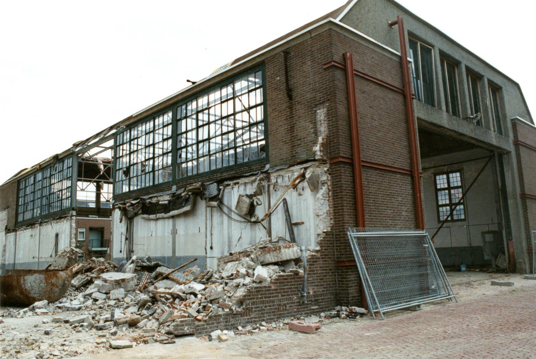 Affuitloods en militaire garage/geschutsherstelplaats aan de Boerenstraat/Schuttersgracht